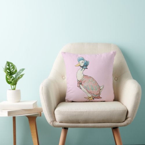 Jemima Puddle Duck     Throw Pillow