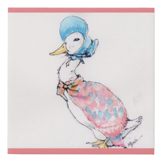 Jemimah Puddle Duck Faux Canvas Print