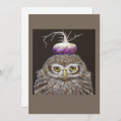 Jemma the baby owl flat card (Front/Back)