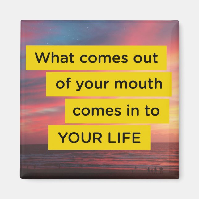 Jen Sincero Badass Motivational Quote Magnet (Front)