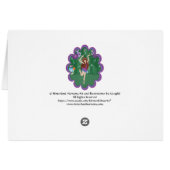 Jen the Dancing Flower Fairy Card (Back Horizontal)