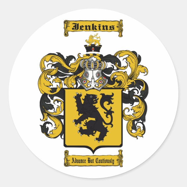 Jenkins Classic Round Sticker (Front)