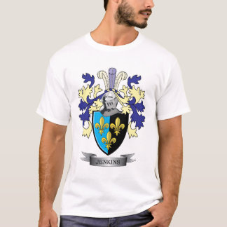 Jenkins Family Crest Coat of Arms T-Shirt