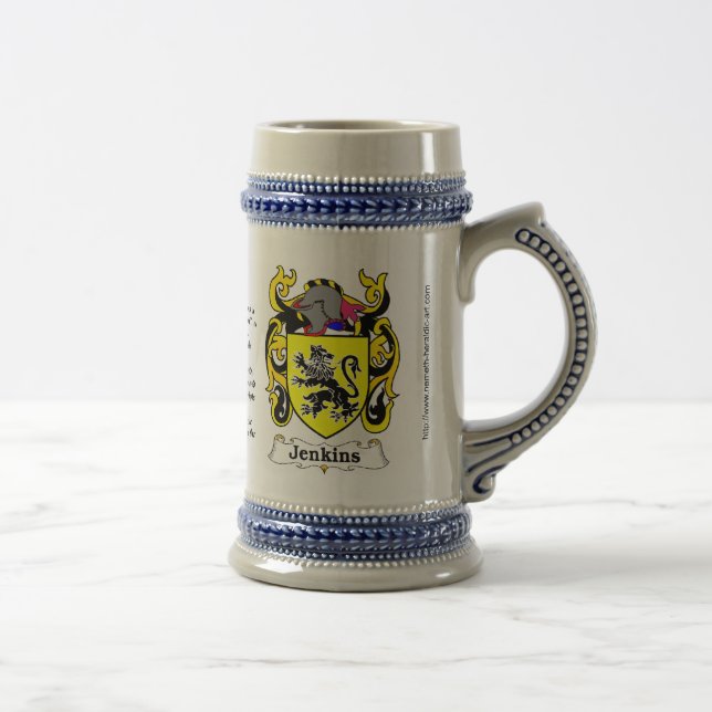 Jenkins Family Crest Stein (Right)