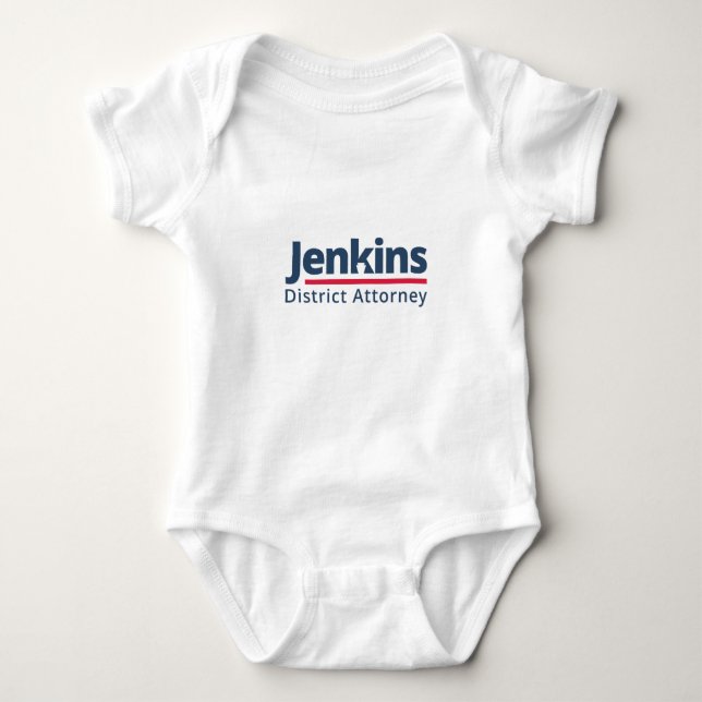Jenkins for District Attorney Kids Romper (Front)