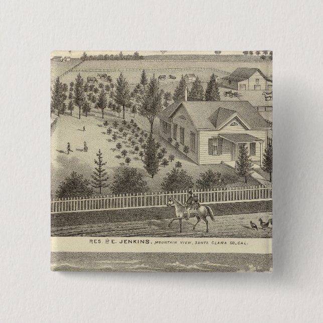 Jenkins, Snyder residences Button (Front)