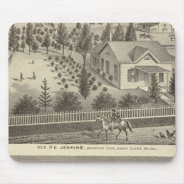 Jenkins, Snyder residences Mouse Pad (Front)