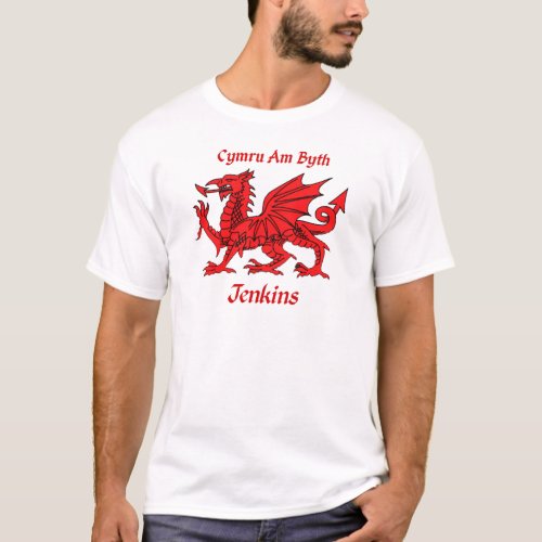 Jenkins Welsh Dragon T_Shirt