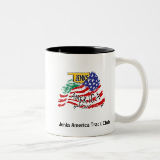 Jenks America Track Club Two-Tone Coffee Mug