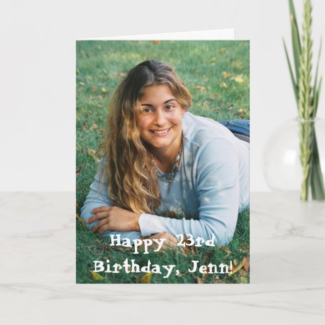 Jenn 1 invitation (Front)