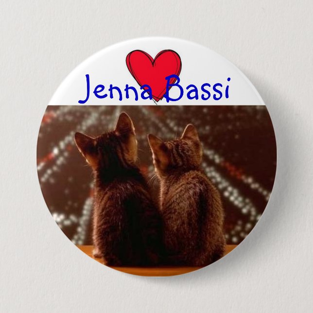 Jenna Bassi Pinback Button (Front)