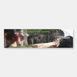 Jenna Gun Range Bumper Sticker