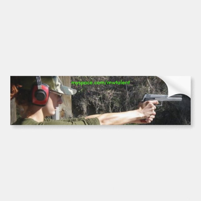 Jenna Gun Range Bumper Sticker (Front)