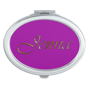 JENNA Name Branded Gift for Women Vanity Mirror
