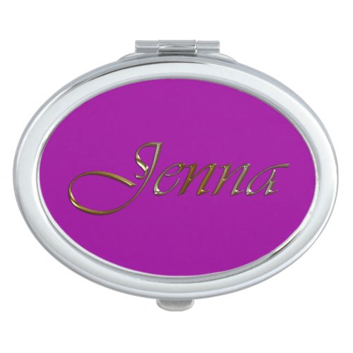 JENNA Name Branded Gift for Women Vanity Mirror