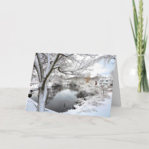 Jenney Pond winter wonderland  Card