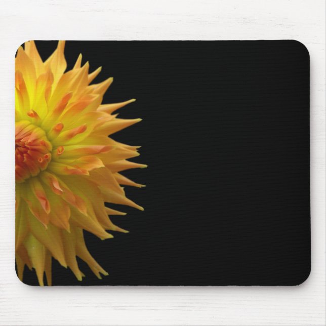 Jennie On Black Mouse Pad (Front)