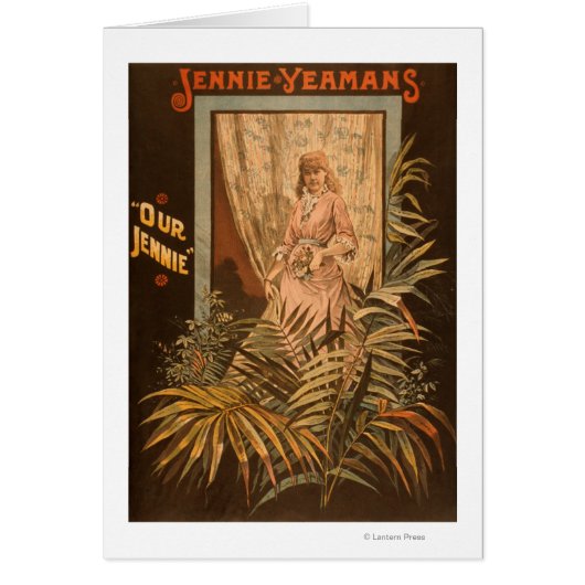 Jennie Yeamans "Our Jennie" Play Poster (Front)