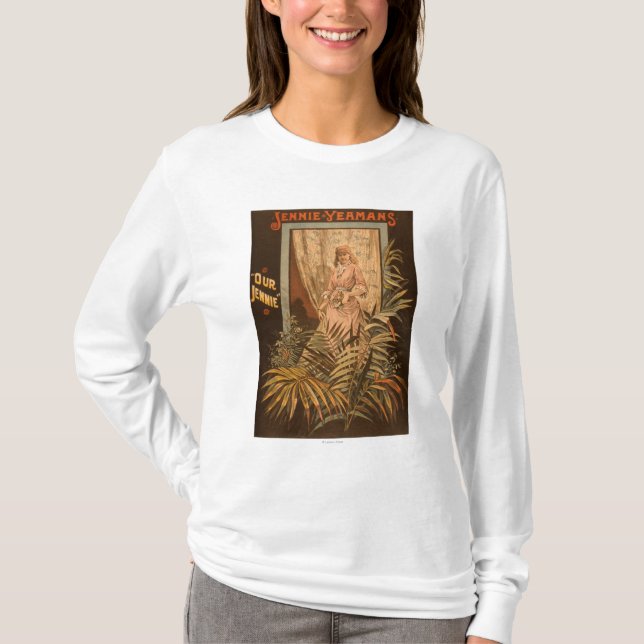 Jennie Yeamans "Our Jennie" Play Poster T-Shirt (Front)