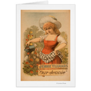 Jennie Yeamans "Our Jennie" Theatre Poster Cards