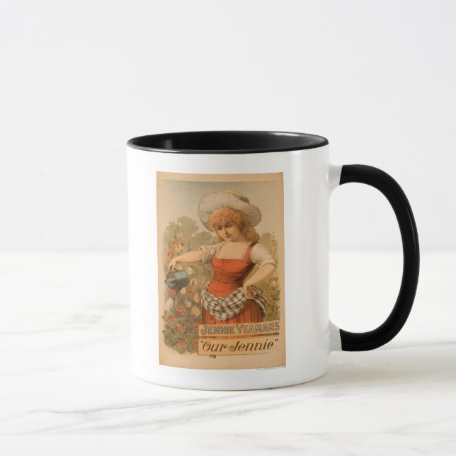 Jennie Yeamans "Our Jennie" Theatre Poster Mug (Right)
