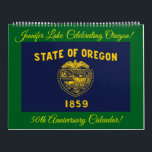 Jennifer Lake Celebrating Oregon for 50 Years! Calendar<br><div class="desc">International artist Jennifer Lake is an amazingly versatile artist. Best known for her detailed folk art paintings, her work is cherished by collectors internationally and in the United States, Canada and Japan. Many of her print series have completely sold out. There are over 1500 paintings in the collection and more...</div>