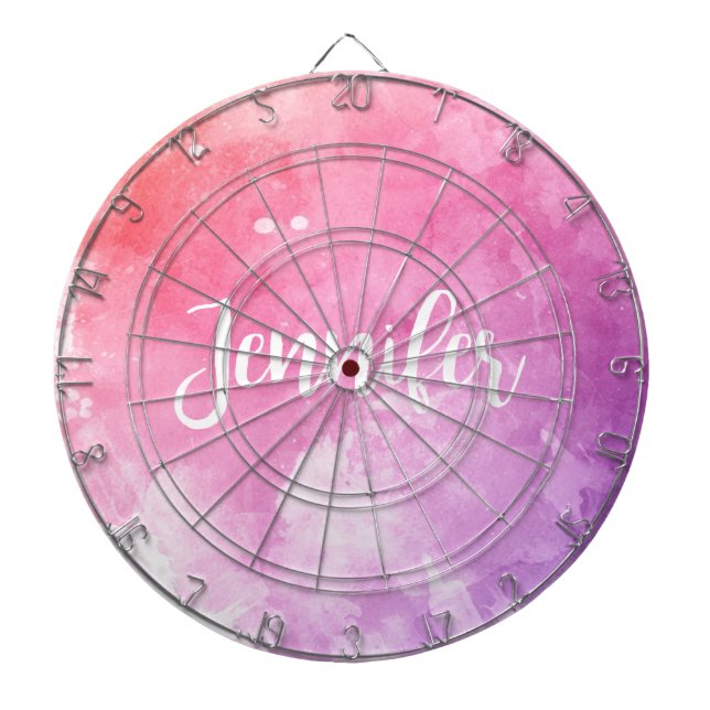 Jennifer Name Dart Board (Front)