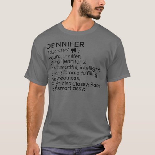 Jennifer Name Definition Jennifer Female Name T_Shirt