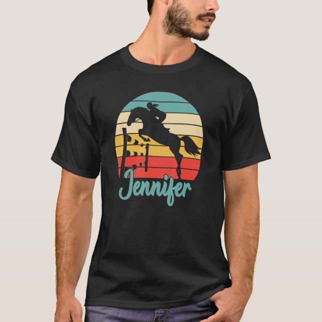 Jennifer Name Gift - Equestrian Shirt Jennifer Hor (Front)