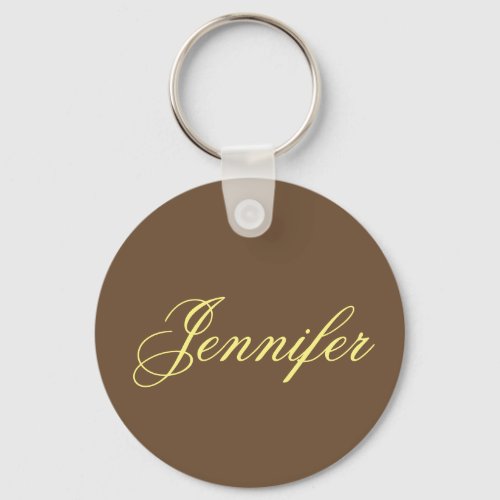 Jennifer named Basic Round Keychain 