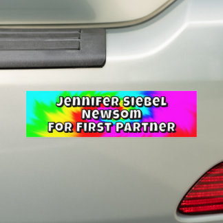 Jennifer Seibel Newsom for first partner Bumper Sticker