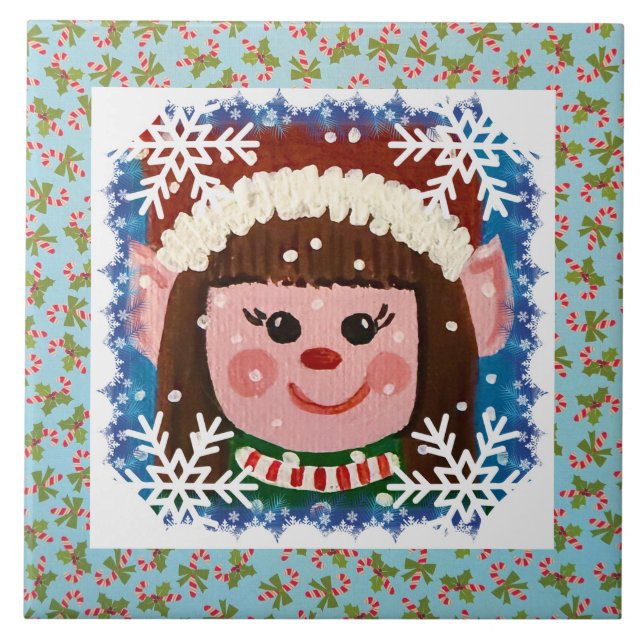 Jennifer the Elf Tile (Front)