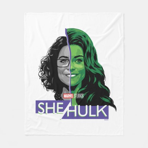 Jennifer Walters She_Hulk Dual Face Graphic Fleece Blanket