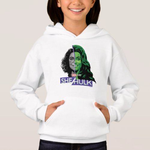 Jennifer Walters She_Hulk Dual Face Graphic Hoodie