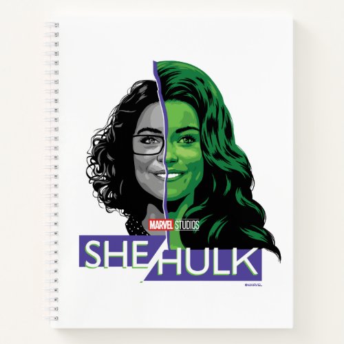 Jennifer Walters She_Hulk Dual Face Graphic Notebook