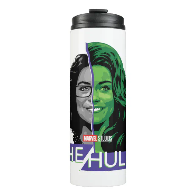 Jennifer Walters SheHulk Dual Face Graphic Thermal Tumbler Zazzle