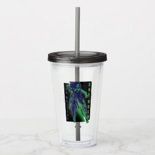 Jennifer Walters She-Hulk Dual Pose Graphic Acrylic Tumbler