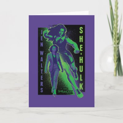Jennifer Walters She-Hulk Dual Pose Graphic Card