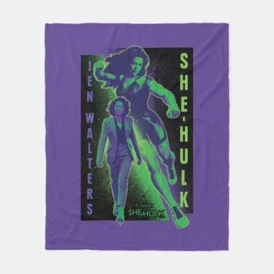 Jennifer Walters She-Hulk Dual Pose Graphic Fleece Blanket