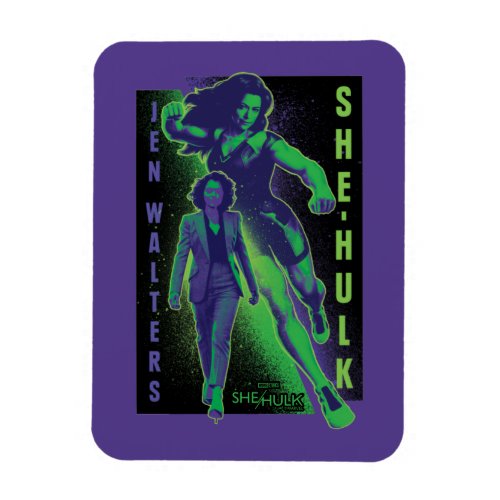 Jennifer Walters She_Hulk Dual Pose Graphic Magnet