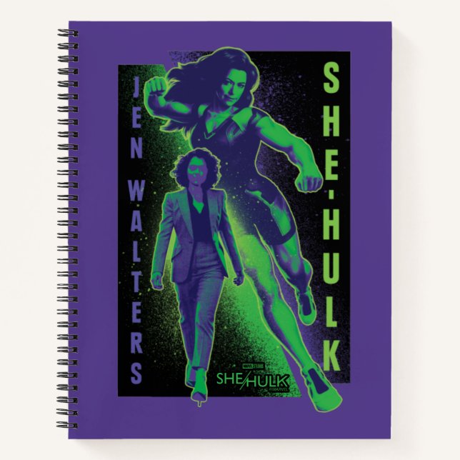 Jennifer Walters She-Hulk Dual Pose Graphic Notebook (Front)