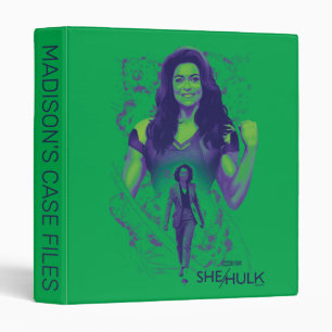 Jennifer Walters She-Hulk Explosive Graphic 3 Ring Binder