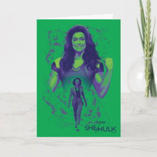 Jennifer Walters She-Hulk Explosive Graphic Card
