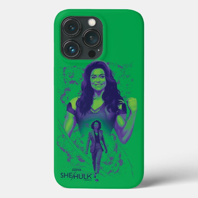 Jennifer Walters She-Hulk Explosive Graphic Case-Mate iPhone Case (Back)