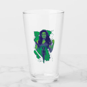 Jennifer Walters She-Hulk Explosive Graphic Glass