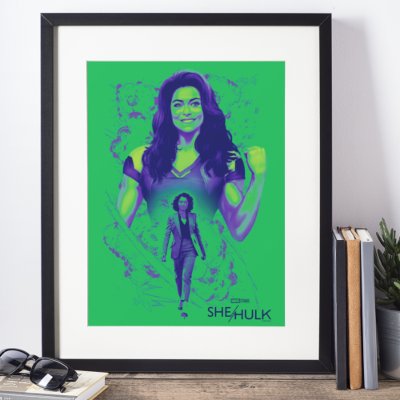 Jennifer Walters She-Hulk Explosive Graphic Poster