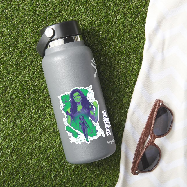 Jennifer Walters She-Hulk Explosive Graphic Sticker (HydroFlask Insitu)