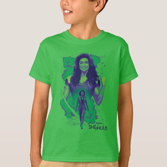 Jennifer Walters She-Hulk Explosive Graphic T-Shirt (Front)