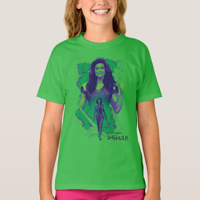 Jennifer Walters She-Hulk Explosive Graphic T-Shirt (Front)