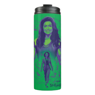 Jennifer Walters She-Hulk Explosive Graphic Thermal Tumbler